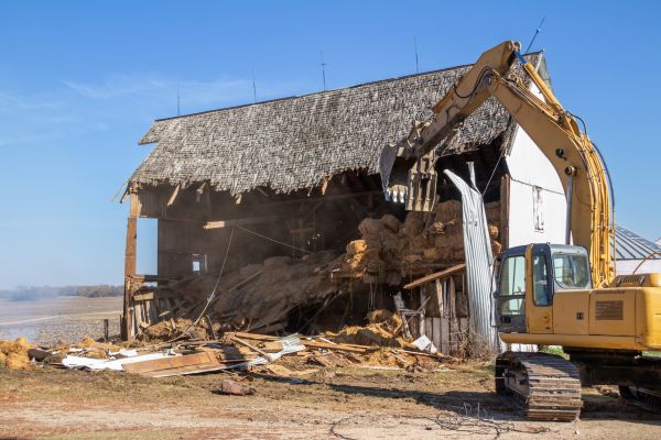 Barn Demolition in Norman