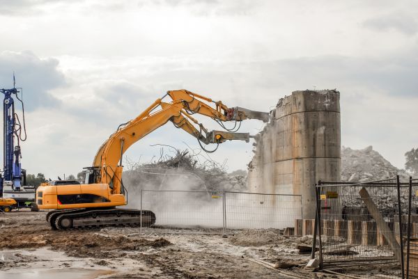 Silo Demolition in Norman