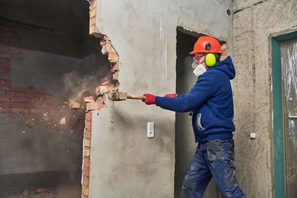 Concrete Wall Demolition in Norman