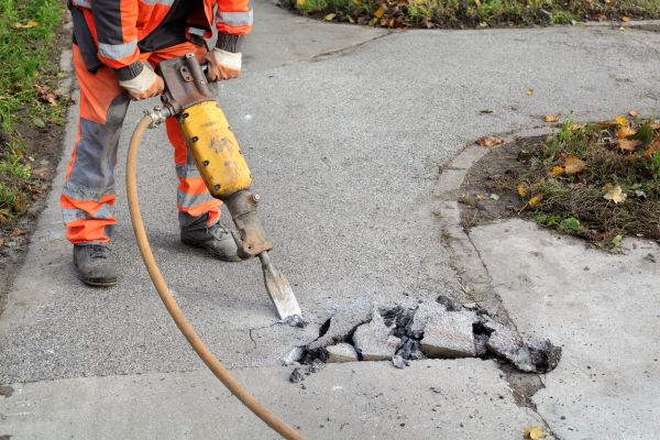 Concrete Sidewalk Removal in Norman