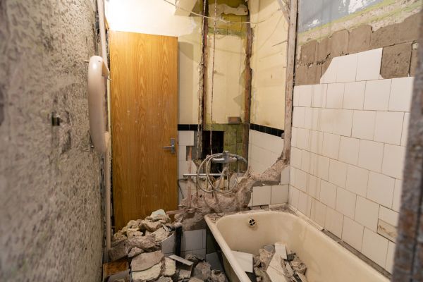 Shower Tile Demolition in Norman