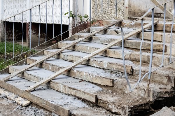 Staircase Demolition in Norman